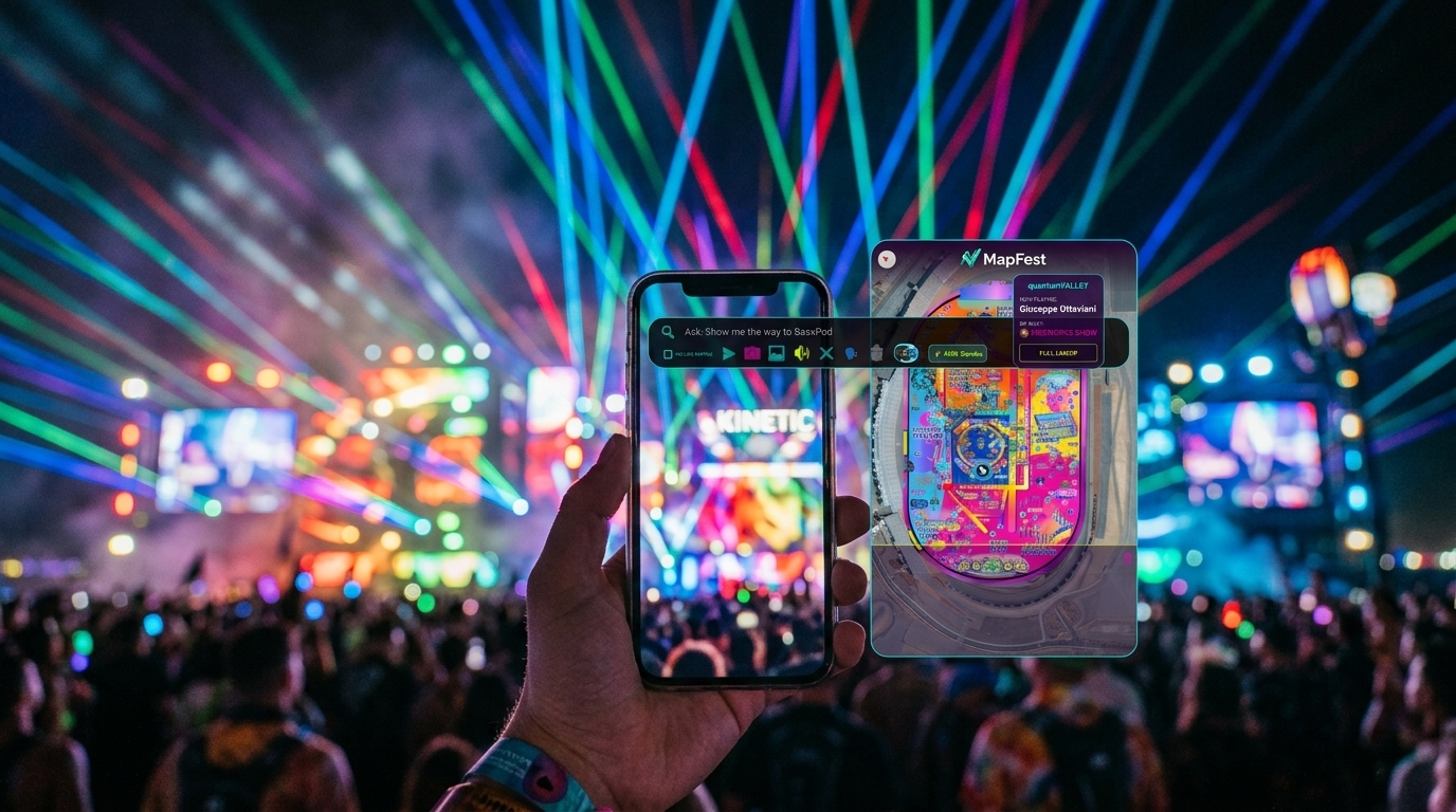 MapFestivals Cyberpunk Mainstage Visual